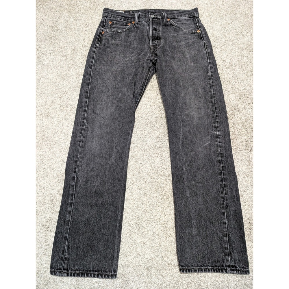 Levi's Straight Jeans in Washed Black